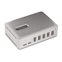 7-Port USB-C Hub, 5x USB-A...